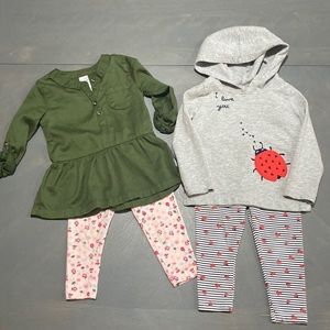 Lot of 2 Carters 24 months outfits